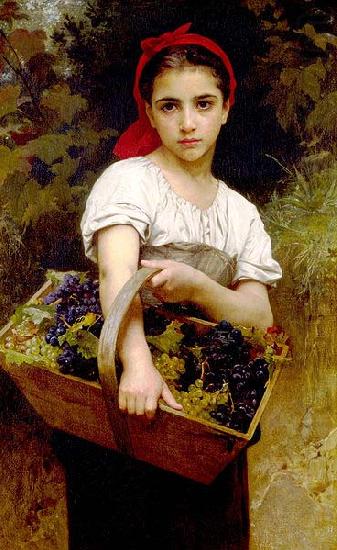 Adolphe William Bouguereau The Grape Picker china oil painting image